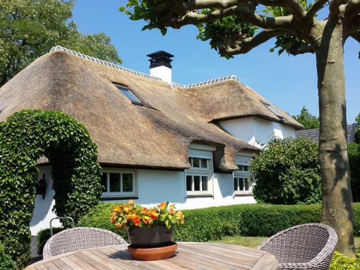 Rieten dak woonboerderij Gelderland